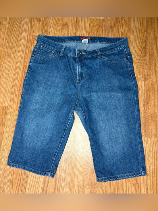 Db Established 1962 Pants - Women's Relaxed Blue Denim Shorts - Casual Comfort